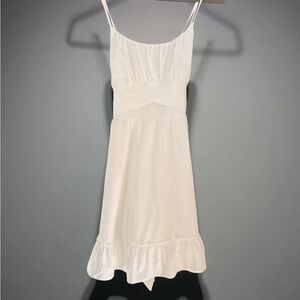 Elegant White Mini Dress